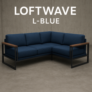 Диван "LoftWave L-Blue", CMEK-2, КРИ.Є.О.