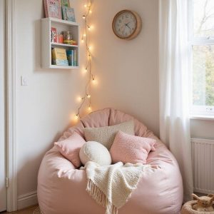 Крісло-мішок Soft Cozy Pink, СМЕК-6, БЕЖ.Л.О.